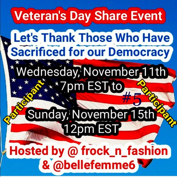 🇺🇸 Happy Veterans Day ❤️🤍💙 Share Event 🇺🇸